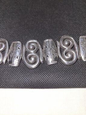 Brighton Silver Scroll Link Bracelet